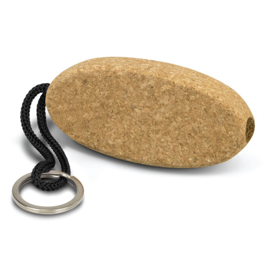 Cork Floating Keyring Front